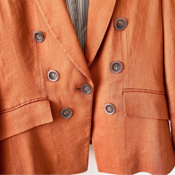 VERONICA BEARD | Diego Dickey Jacket Blazer
Fall Terracotta Orange Rust Size 2 - Picture 6 of 9